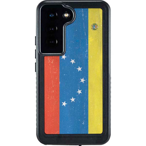 Venezuela Flag Distressed Galaxy S24 Waterproof Case